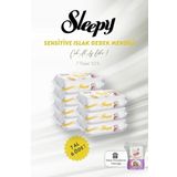 Sleepy Sensitive Islak Mendil 7 AL 6 ÖDE 50 Yaprak ve Bebek Temizleme Pamuğu