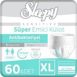 Sleepy Sensitive Süper Emici Külot Ekstra Büyük Boy Xl 30'Lu 2 Adet Hasta Bezi