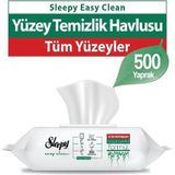 Sleepy Sleepy easy Clean Yüzey Temizlik Havlusu 500 Yaprak - Beyaz