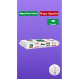Sleepy SleepyEasy Clean Beyaz Sabun Katkılı Mopa Uyumlu Yer Temizlik Havlusu 50 Yaprak HEDİYELİ