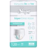 Sleepy Small Beden 120 Adet Süper Emici Külot
