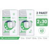 Sleepy Süper3 Belbantlı Hasta Bezi L Beden 2 Paket 60 Adet