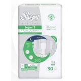 Sleepy Süper3 Belbantlı Hasta Bezi M Beden 30 Adet