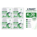 Sleepy Süper3 Belbantlı Hasta Bezi M Beden 4 Paket 120 Adet
