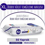 Sleepy Xl Lavanta Kokulu Bebek Vücut Temizleme Mendili 50 Yaprak - 1