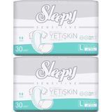 Sleepy Yetişkin Hasta Bezi Bel Bantlı L - Large - Büyük 60 Adet (2pk*30) - Beyaz