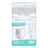 Sleepy Yetişkin Külot L Hasta Bezi 120 Adet L