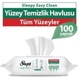 Sleepy Yüzey Temizlik Havlusu Beyaz Sabun 100Lü
