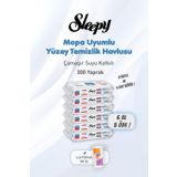 Sleepy Yüzey Temizlik Havlusu Çamaşır Suyu Katkılı 6 AL 5 ÖDE 300 Yaprak ve Pamuk