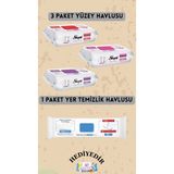 Sleepy Yüzey Temizlik Havlusu Kiraz-Lilyum-Orkide-Çamaşır Suyu 400 Yaprak