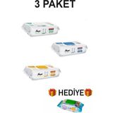 SleepyEasy Clean Beyaz Sab. Katkılı+Çam Suyu Katkılı+Arap Sabunu Katkılı 3X100 (300 Yaprak) HEDİYELİ