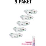 SleepyYüzey Temizlik Mendili Havlusu 100' Lü 5 PAKET 500 YAPRAK HEDİYELİ