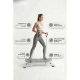 Slider Evde Kaykay Spor Aleti – Dijital Ekranlı Kaydırmalı Fitness Board, 6 Fonksiyonlu