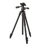SLIK PRO AL-323-3W Alüminyum Tripod Kiti SH-747 3 Yönlü Tava Başlı, Siyah (613-371)