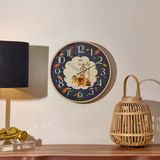 Slim Bilge Çocuk Odası Duvar Saati - Lacivert - 30 Cm