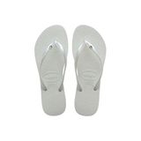 Slim Crystal Sw II White Kadın Terlik