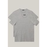 Slim Fit Bisiklet Yaka 2'li Düz Tişört Paketi