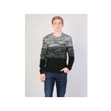 Slim Fit Bisiklet Yaka Erkek Siyah Kazak