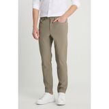 Slim Fit Dar Kesim Cepli Esnek Takım Elbise Pantolonu - Vizon - 52 - 6 Drop