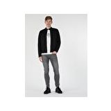 Slim Fit Dar Kesim Siyah Erkek Ceket