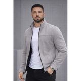 Slim Fit Dik Yaka Mevsimlik Süet Ceket