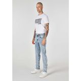 Slim Fit Düşük Bel Dar Paça Erkek İndigo Jean Pantolon