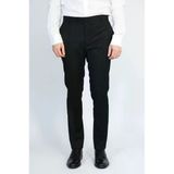 Slim Fit Düz Siyah Klasik Erkek Pantolon – Wessi