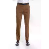 Slim Fit Düz Taba Erkek Pantolon - Wessi