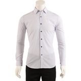 Slim Fit Erkek Gömlek - Orta Lila - XL