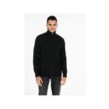 Slim Fit Erkek Siyah Hırka