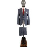 Slim Fit Erkek Takım Elbise - Mavi - 46 / 8