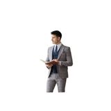 Slim Fit Gri-Bordo Ekose Kareli Düz Mono Yaka Çift Yırtmaçlı Astarlı Takim Elbise Bordo 54/6