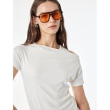 Slim Fit Kısa Kollu Bisiklet Yaka Atlet Detaylı İkili Tişört