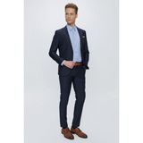 Slim Fit Klasik Mono Yaka Klasik Lacivert Takım Elbise Tk 2021 - 60 - 6 Drop