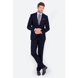 Slim Fit Lacivert Takım Elbise - 50