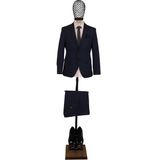 Slim Fit Lacivert Takım Elbise - 52