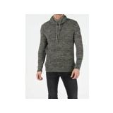 Slim Fit Sal Yaka Erkek Haki Kazak
