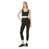 Slim Fit Slogan Baskılı Spor Tayt
