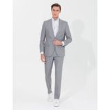 Slim Fit Takım Elbise-Gri - 48