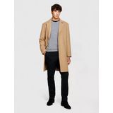 Slim Fit Vintage Efekt Chino Pantolon Erkek Siyah Pantolon - 323A4dm6sf02y