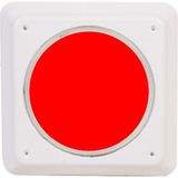 Slim Flat Kare Sıva Üstü Led Havuz Aydınlatma Ampülü Lamba Kırmızı 230mm X H33mm 30w