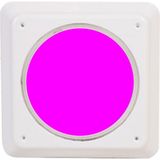Slim Flat Kare Sıva Üstü Led Havuz Aydınlatma Ampülü Lamba Mor 230mm X H33mm 30w