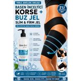 Slim Gel Ice Freeze Buz Jel 250 ml ve Termal Basen Korsesi 2'li Set Basen Bölgesi Toparlayıcı Bakım Desteği