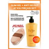 Slim Jel Inceltici-sıkılaştırıcı-bölgesel Incelme-çatlak Ve Selülit Krem-at Kılı Fırçası SLMAT001