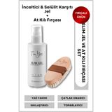 Slim Jel Inceltici-sıkılaştırıcı-toparlayıcı-çatlak Karşıtı Ve Selülit Kremi 150 ml At Kılı Fırçası ATSLM2