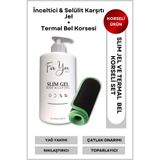 Slim Jel Inceltici - Sıkılaştırıcı-yağ Yakıcı–bölgesel Incelme-çatlak Karşıtı Ve Selülit Kremi 500ml slm