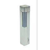 Slim Kare Metal Çakmak - Krom - Taşlı Gazlı Model 2