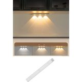 Slim LED Kabin Armatürü Hareket Sensörlü Dekoratif Gece Lambası USB Şarjlı Aydınlatma - 40 Cm - Beyaz