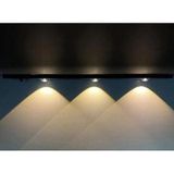 Slim Led Kabin Armatürü Hareket Sensörlü Dekoratif Gece Lambası Usb Şarjlı Aydınlatma 40 Cm Siyah 3w Siyah