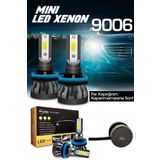 Slim Led Xenon Simsek Etkili Mini Beyaz 9006 Kapak Kapanma Garantili